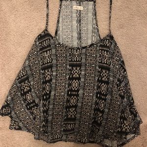 Hollister flowy tank top